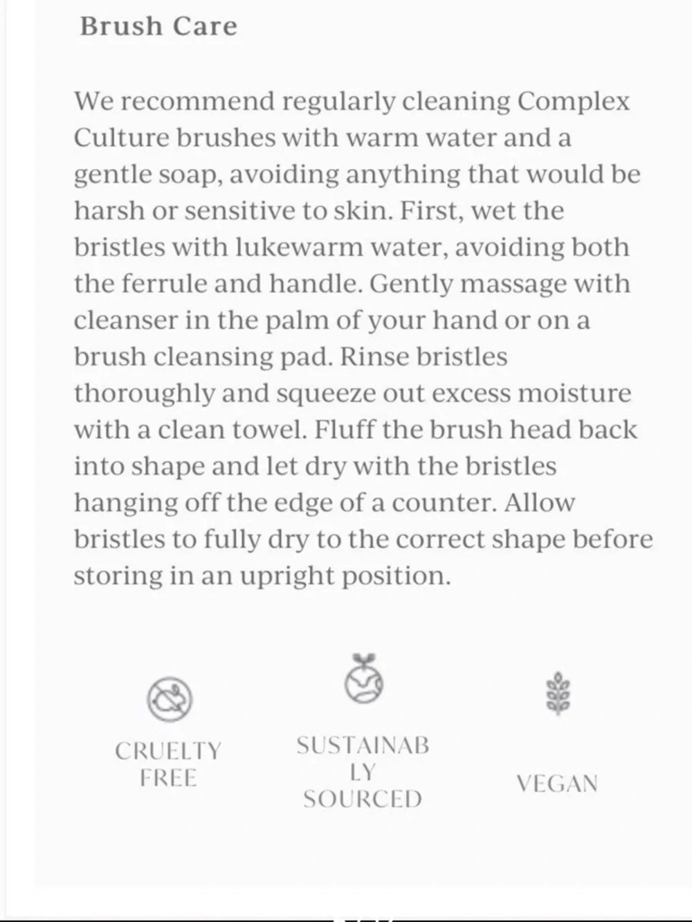 Complex Culture Eyeshadow Brush - Easy Crease Definer - Vegan NEW